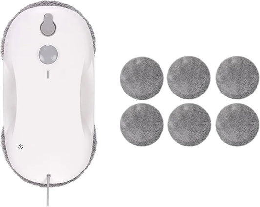 3000Pa, model CW1-01, Glazenwassersrobot CW1 Elektrische Smart Robotic Glazenwasser, voor Thuis Met Sproeier Auto Stofzuigen, Snelle Veilige 3000Pa