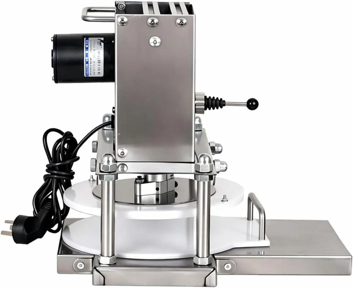 Machine, tot 400 Stuks/Uur, Elektrische Deegpers 8.6 Inch, RVS Deegmachine met Instelbare Dikte