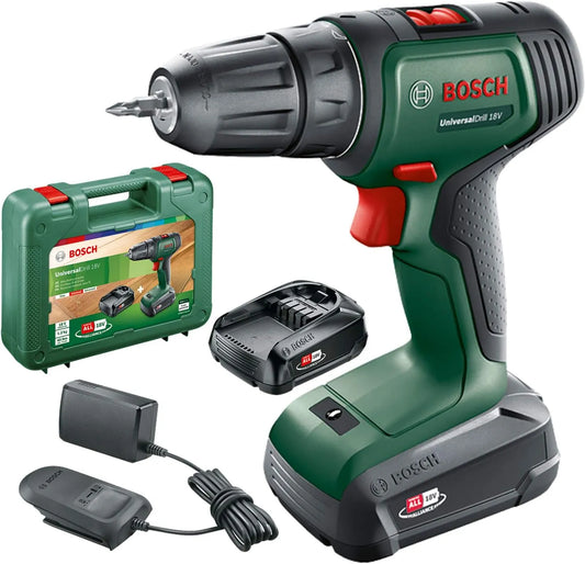 Machine, Bosch accuschroefboormachine, in koffer, 18 V-systeem