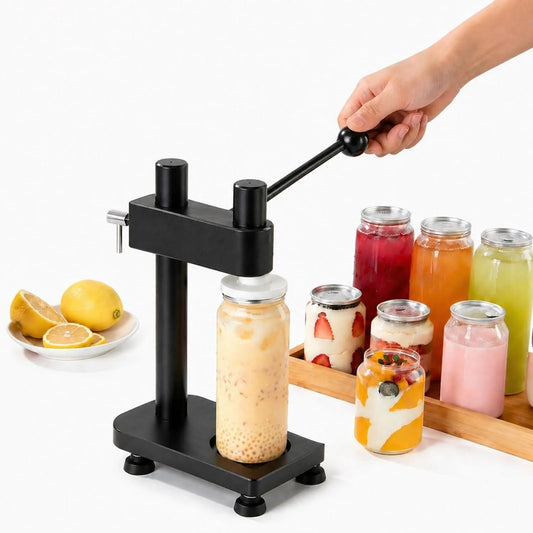 Blikkensluitmachine, handbediend, 29,8 x 16,8 x 39,8 cm, 1-2 seconden