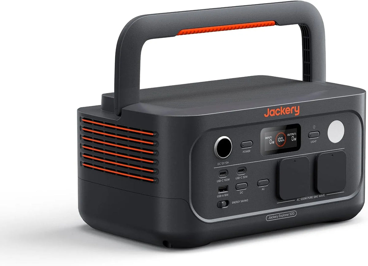 Draagbaar powerstation, 512Wh, Jackery Explorer 500v2 draagbaar energiestation