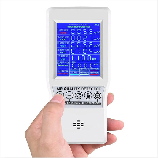 Luchtkwaliteitsmeter CO2 met Gasdetector Kooldioxide CO2 Detector formaldehyde detector