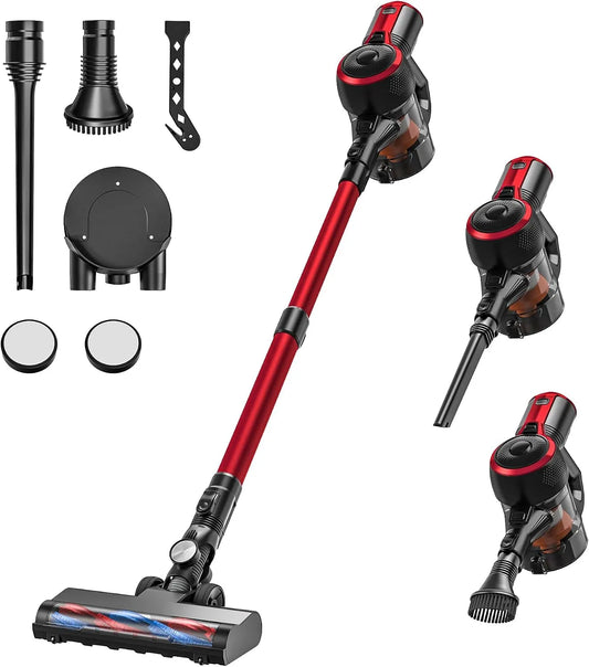 Stofzuiger DH-XCD02 met 160 W, 22 Kpa, 38 minuten, 18 minuten, 51 cm, 68 cm, op accu en draadloze werking