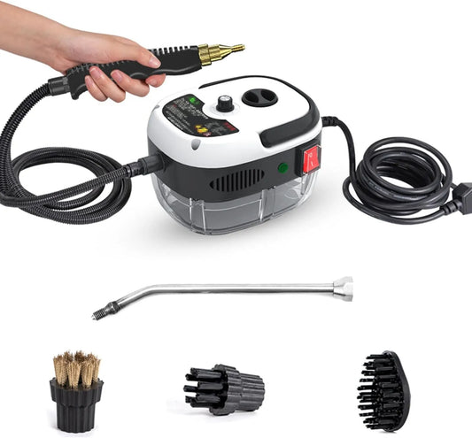Stoomreiniger met 2500 W, 220V, 10 seconden, 105 °C, 1 uur, 24 uur, waterreservoir en wit