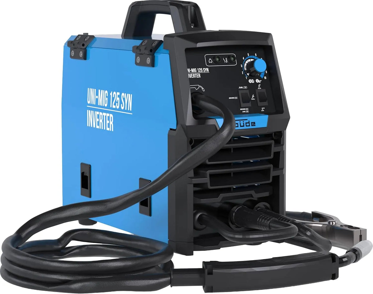 Lasapparaat, 230 V, 20-120 A, invertertechnologie, De Uni-Mig 125 SYN