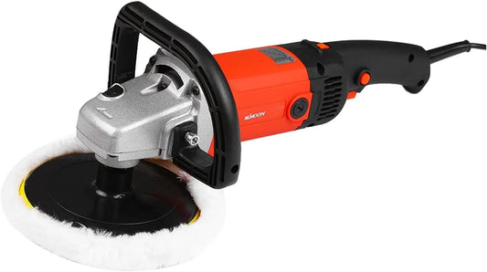Polijstmachine met 1400 W, 180mm en oranje, 1400 W Elektrische Auto Waxen Polisher Machine