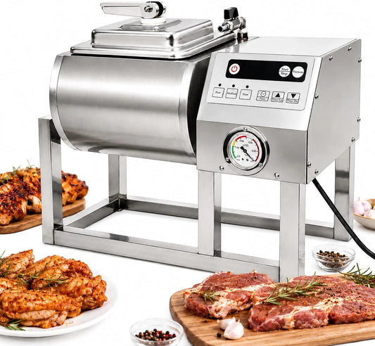 Barbecue, 18 L, Vleestumbler met 3 Snelheden voor Gefrituurde Kip en BBQ