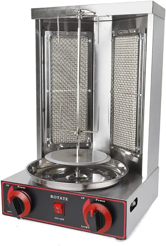 Barbecue, 3000 W, rundvlees, lam, varkensvlees, döner RVS grill grillmachine rotisserie gyrogrill tafelgrill