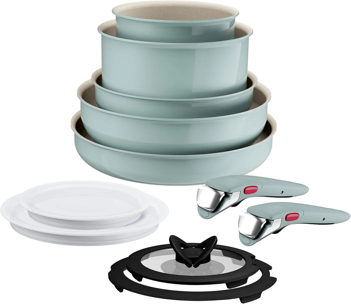 Tefal Ingenio Serenity, Tefal L828SB04, antiaanbakcoating L828SB04, 11-delige pannenset