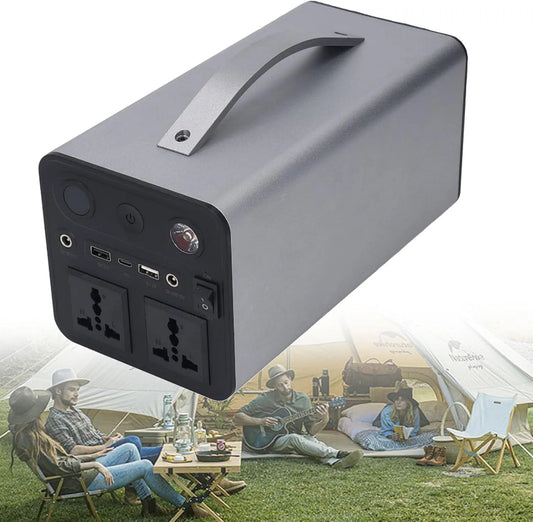 Draagbare krachtcentrale met 90.000 mAh, 300 W en zonne-energie