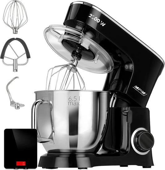 Robot MRK-19B met 2200 W, 6,5 l, 6 snelheden, RVS en 3 accessoires