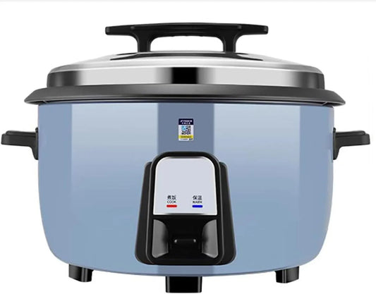Commerciële Rijstkoker 8L-45L Kantine Hotel School Restaurants Ouderwetse Rijstkoker met Grote Capaciteit 8-60 Personen met 45L, 28L, RVS en mobiele