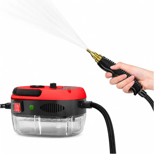 Stoomreiniger, 2500 W, thuis rood, Afzuigkap Op hoge temperatuur voor Keuken Airconditioner