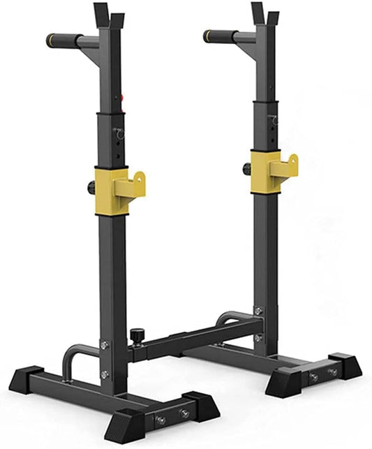 Optrekstang, Multi Position Spotter Dip Bars Halterplaathouders, thuis Gym Tower Body Building