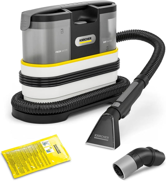 Kärcher, Waszuiger, vermogen: 450 W, schoonwatertank: 1,5 l, oppervlakte: 2,89 m2, gewicht: 4,2 kg, reiniger RM 519, sproeizuigslang