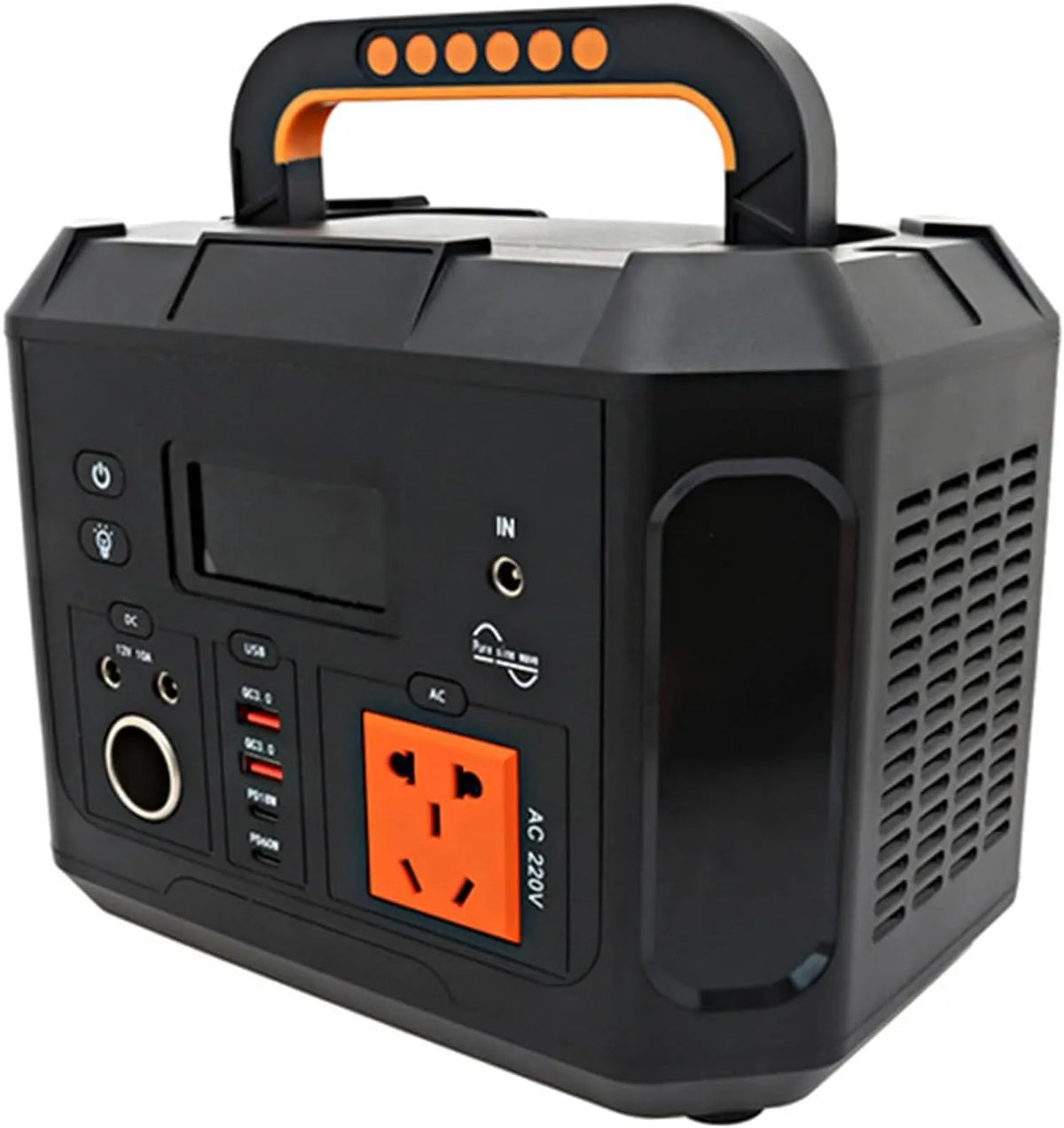 12V, 12V 30Ah 33Ah 36Ah 40Ah Draagbare Energiecentrale 600 W Camping Lithium Batterij Zonnegenerator Snel Opladen met AC Stopcontact voor Thuis