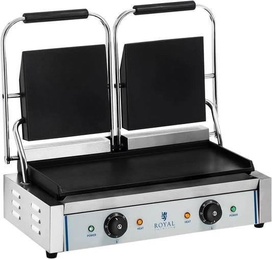 Barbecue, in de Keuken Mini Barbecue, Geïntegreerde Thermostaat 2 x 1800 W 30-300 °C