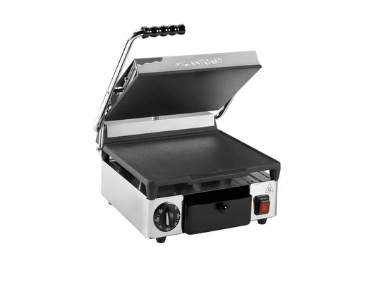 Contactgrill medium glad Milan Toast 16002 met RVS en gietijzeren uitvoering