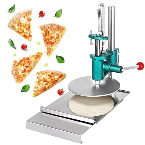 Machine, 21 cm, RVS, deegmachine, handmatige deegpers, elektrische koekmachine, voor pizzadeeg