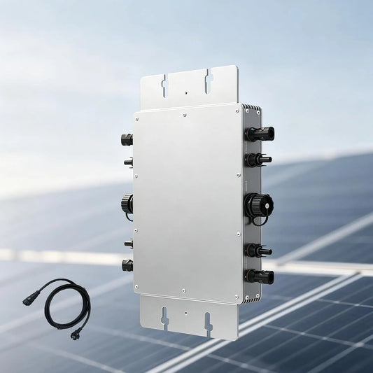 Spanningsomvormer, 1200 W, WiFi, IP65 Waterdichte Aluminium Behuizing voor Zonnepanelen