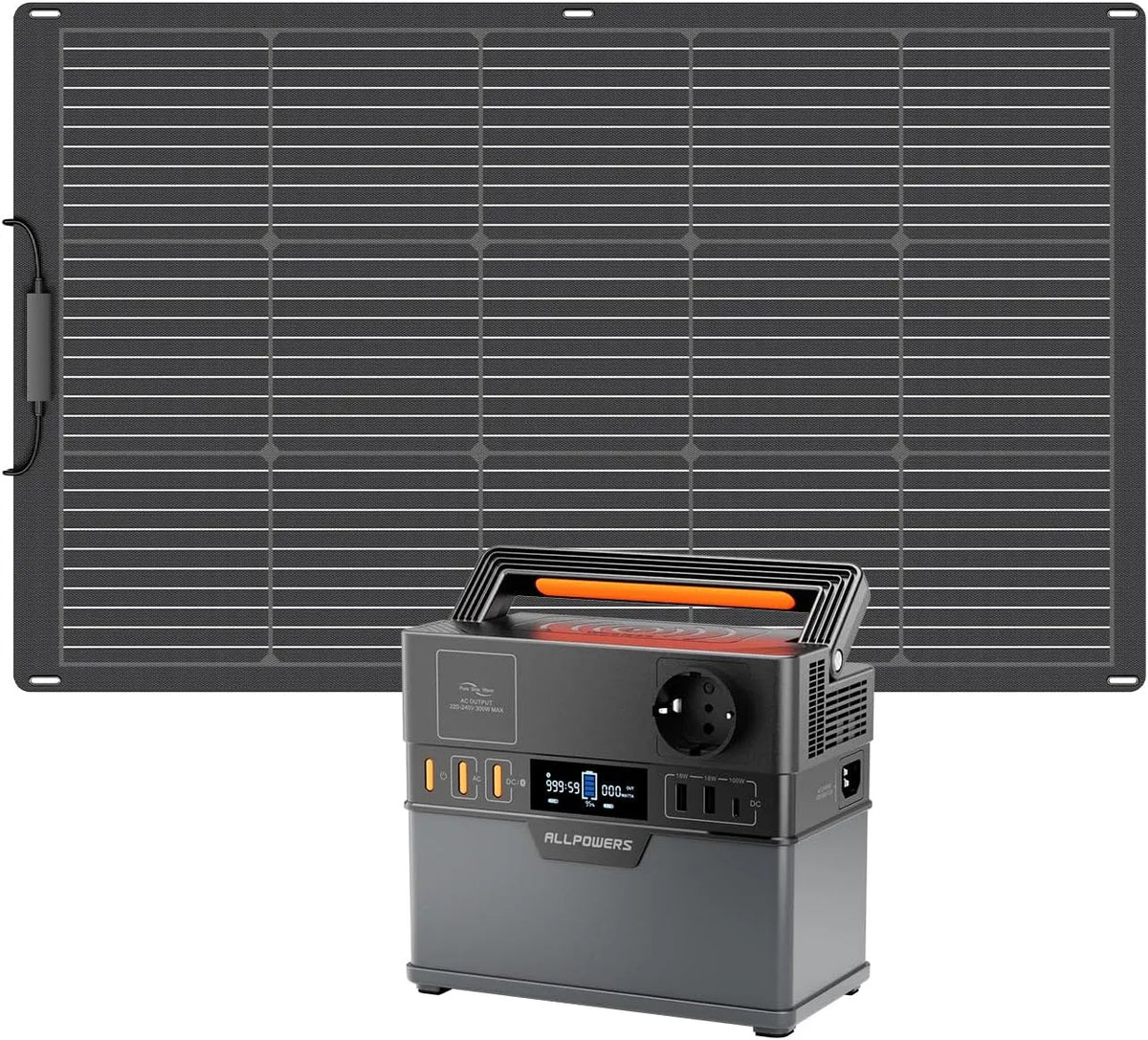 Draagbaar powerstation, S300, SF100, 100 W, 288 Wh, 300 W