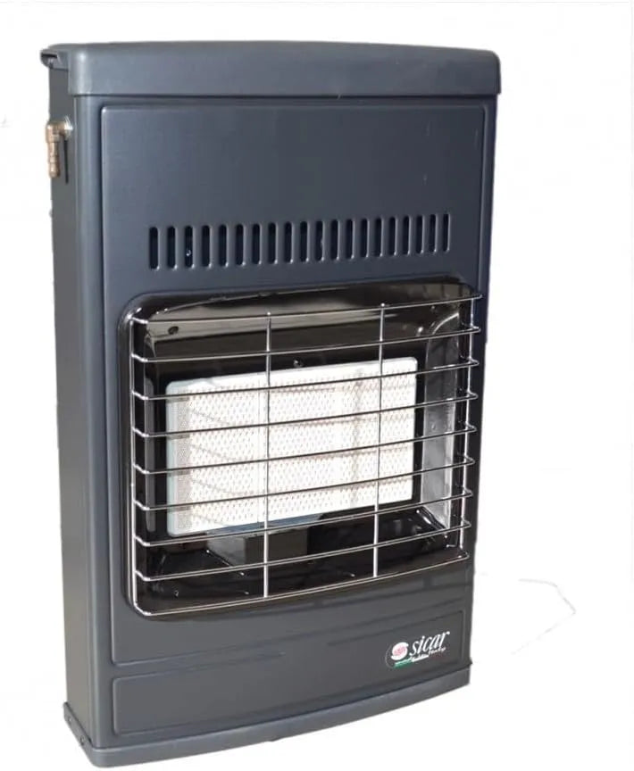 Sicar Eco 40 4200 W Grijs Methaanverwarmer met 4200 W, 17.02 x 73.15 x 45.47 cm en grijs