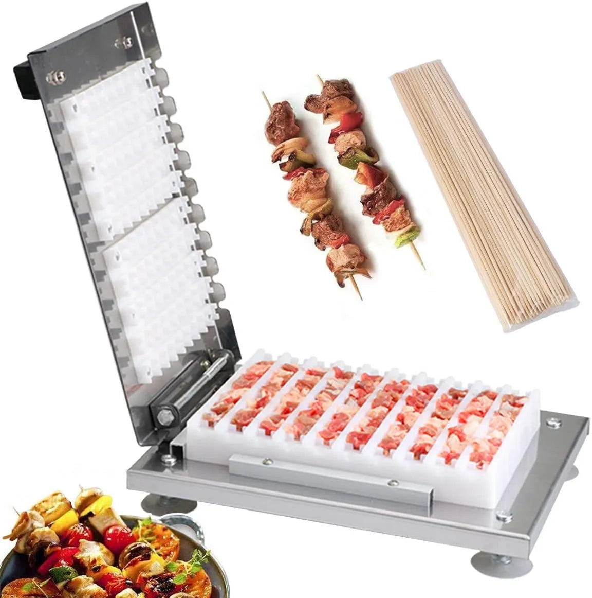 Machine met 32 x 23 x 9cm, 25 x 16,2 x 3 cm, 5 minuten, 8 inch en RVS
