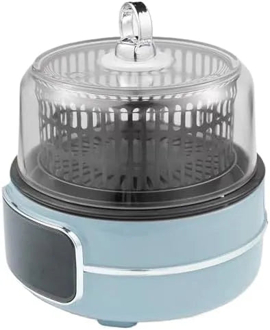 Airfryer, 5L, timer, keuken en restaurant, 80-200°C, digitaal display en 360° circulerende verwarming voor thuis