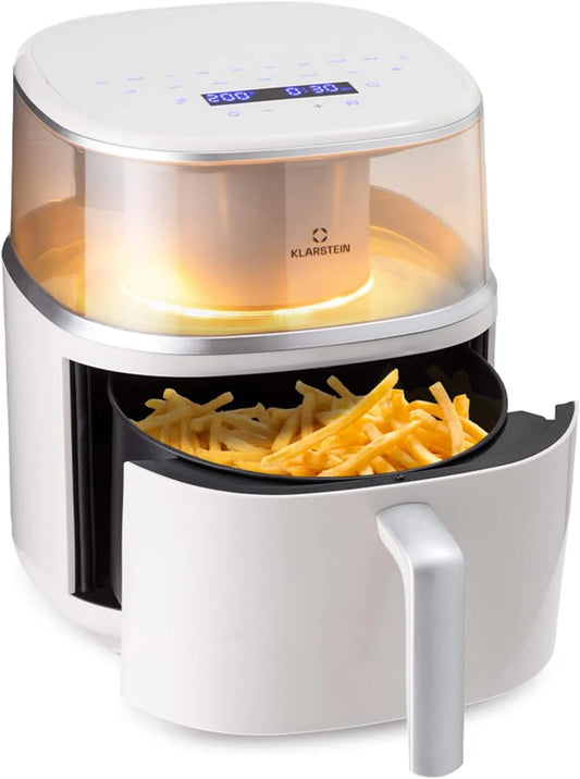 Airfryer met 1500 W, 16 programma's, waterreservoir en timer