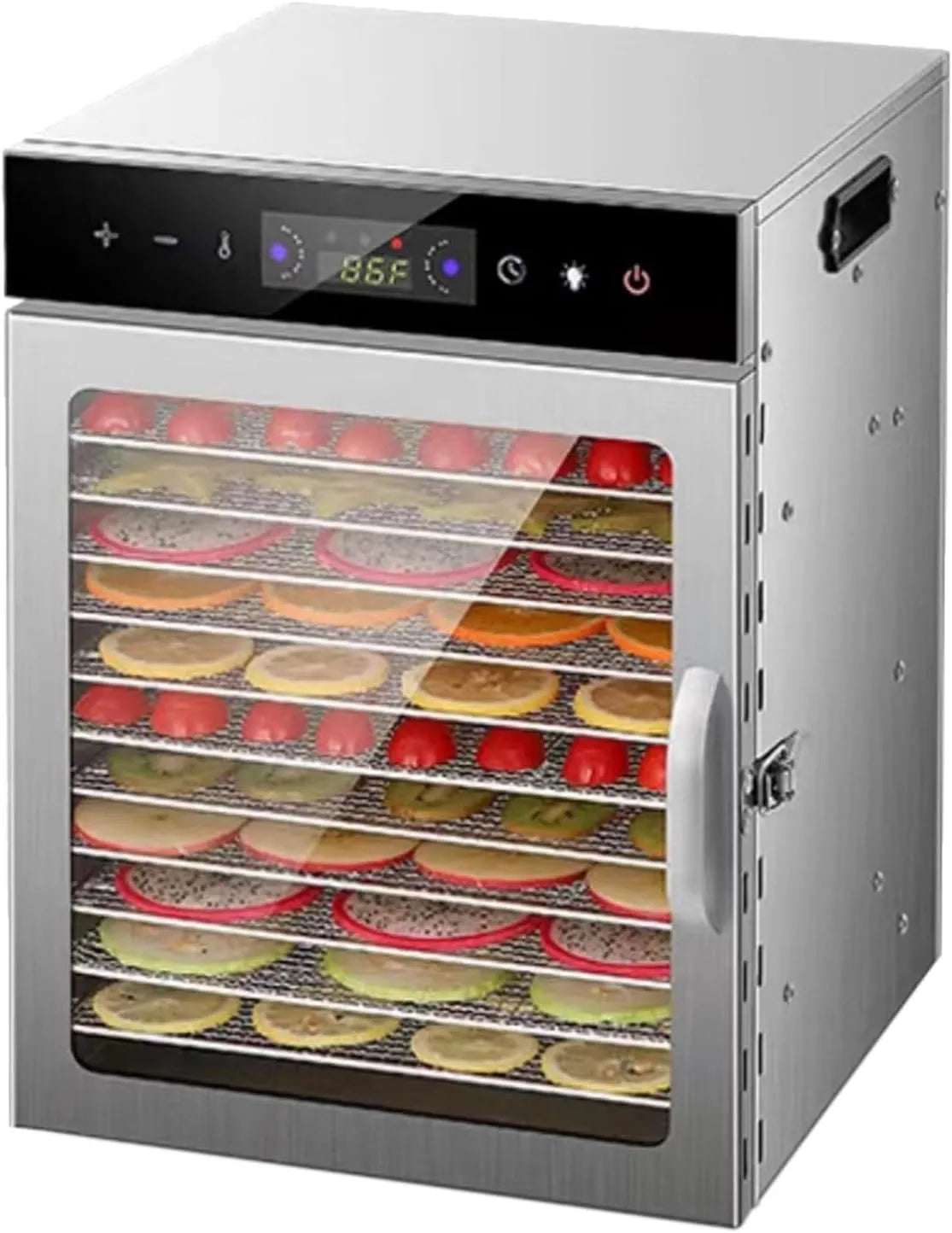 Vaatwasser met timer, 30-90 °C, regelbare thermostaat, geluidsarme werking en RVS
