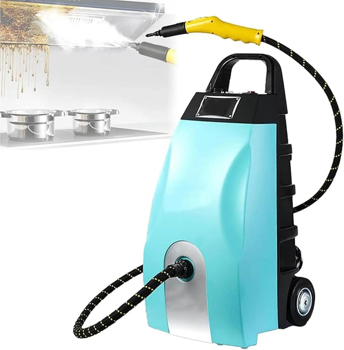 Stoomreiniger met 3000 W, 220V, 2500 W, 110V, 4-5 bar, 150 °C, 180 °C en 20-30 seconden