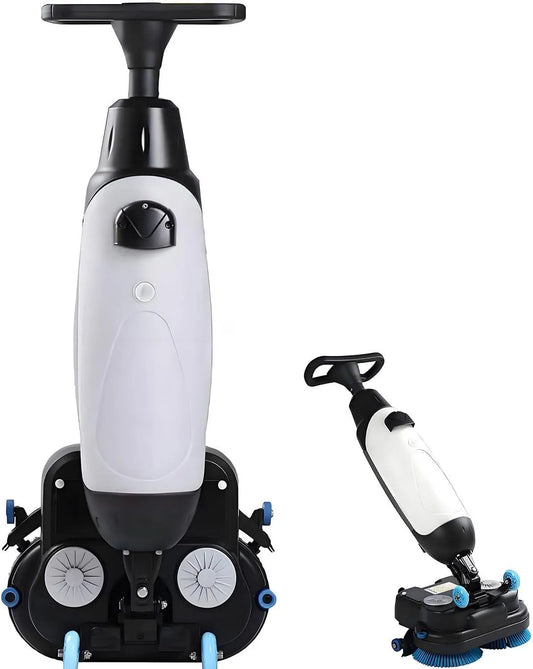 Vloerschrobmachine met 17 inch, 45 cm, 1200 m2, 4,5L, 7,5L, 120 minuten, 3 uur en wit