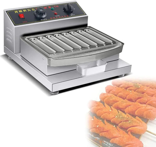 Commerciële hotdog machine met 380 x 430 x 220 mm, 350 x 280 mm, 190 x 33mm, 740 x 430 x 220 mm, 1100 W, 50 Hz en 50-300 °C
