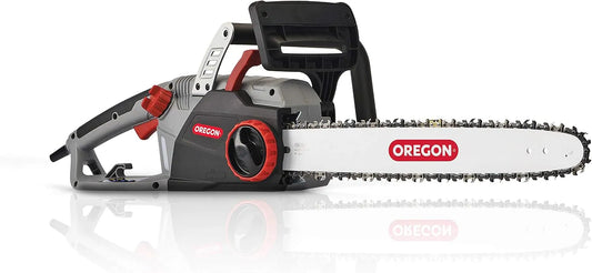 Kettingzaag CS1500 met 2400 W, geluidsarme werking en RVS, Oregon CS1500 2400 W Elektrische kettingzaag