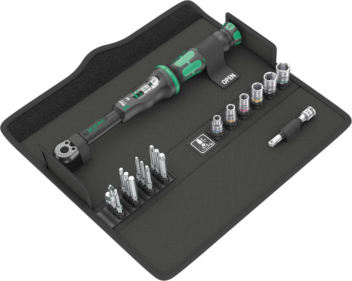 Wera 05130110001 Click-Torque A 6 Set 1 momentsleutelset met 1/4 inch en aluminium