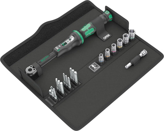 Wera 05130110001 Click-Torque A 6 Set 1 momentsleutelset met 1/4 inch en aluminium