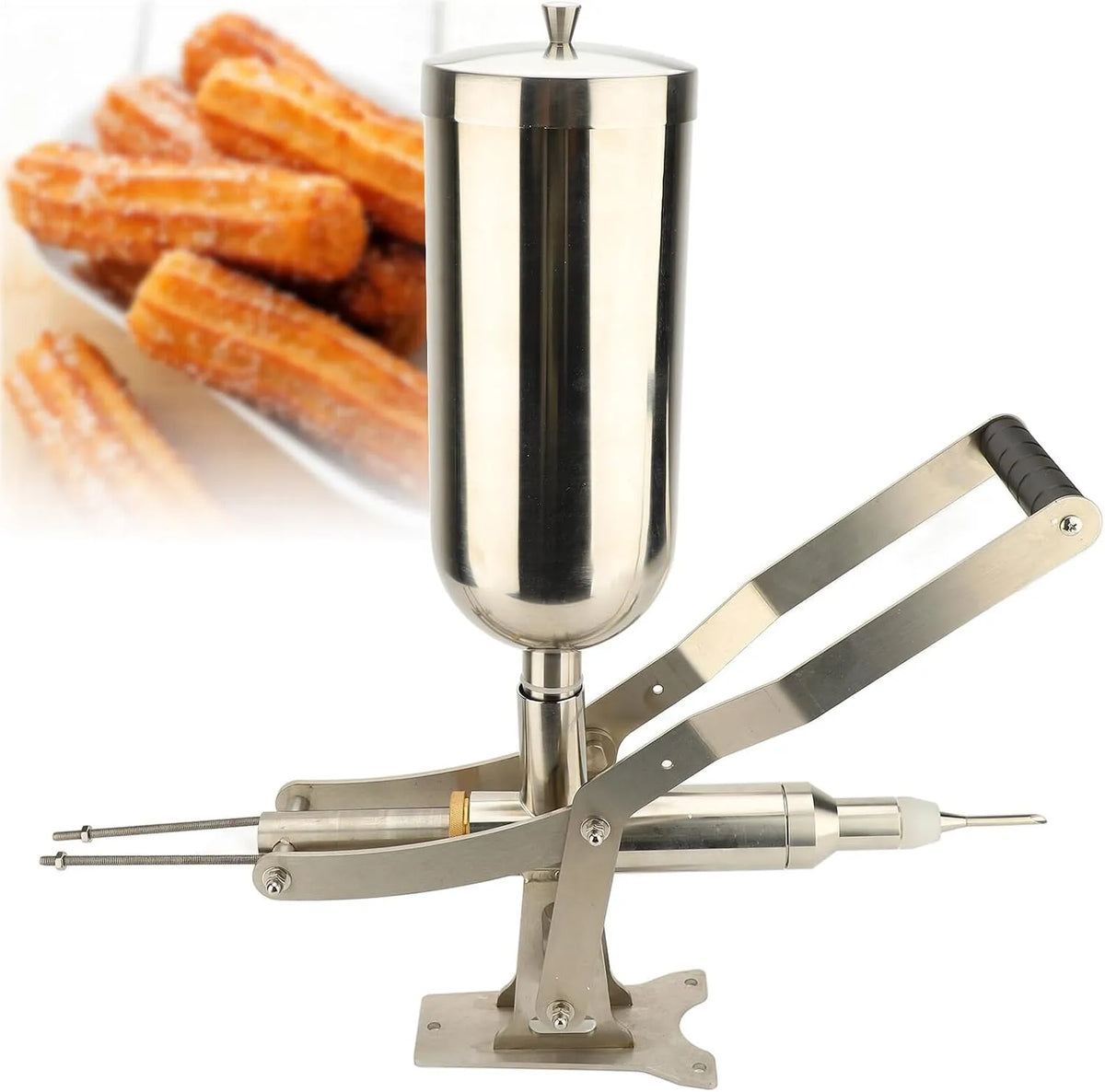 Fruit Jam Machine met 4,5L, 57,5 x 56,5 x 20 cm, 7,9 inch, 0,24 inch, 7700g, waterreservoir, RVS en crème