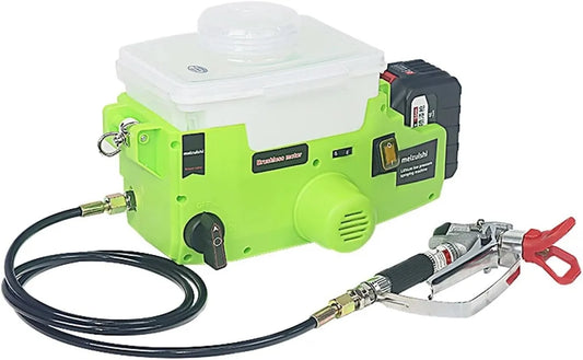 Machine met professionele hoogspanningsverfspuitmachine, Draagbare Airless-spuitmachine met lithium-ionbatterij, Airless No battery
