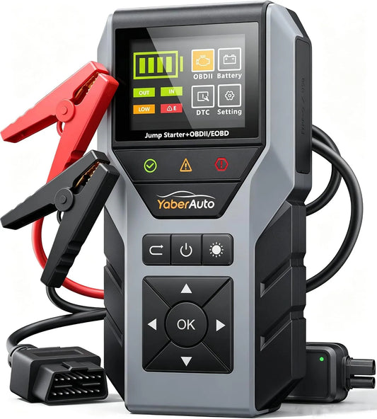 Autoaccu-starthulp gas/9 met 6000 A, 10,0 l, 18 W, 160 W en USB