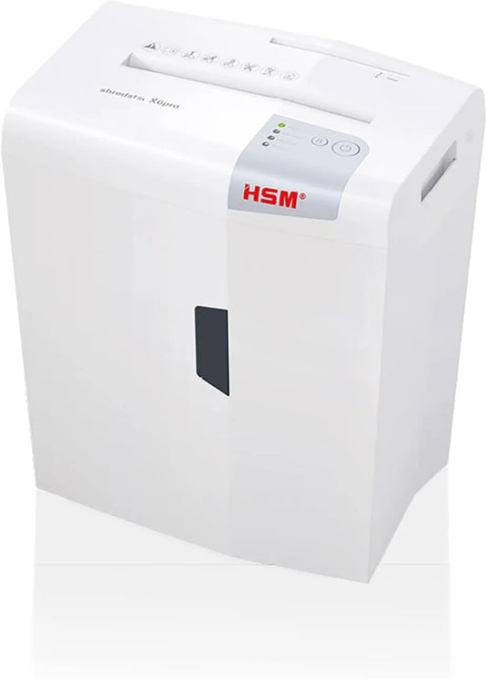 HSM 1046111 shredstar X6pro papierversnipperaar X6pro P-5 met 2 x 15 mm, digitaal display en geluidsarme werking