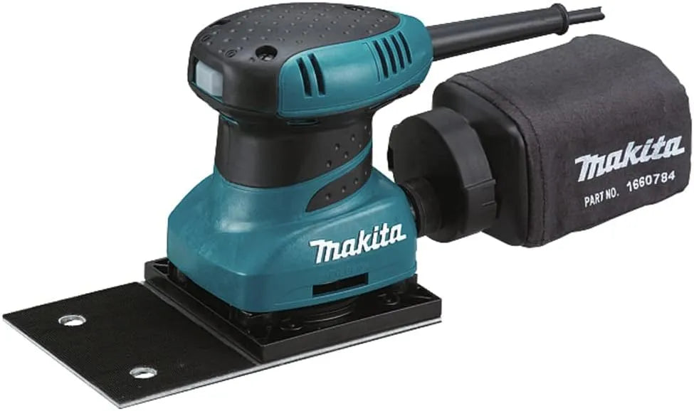 Makita machine BO4566 met 197 x 100 mm en 200 W, 100 mm x 164 mm