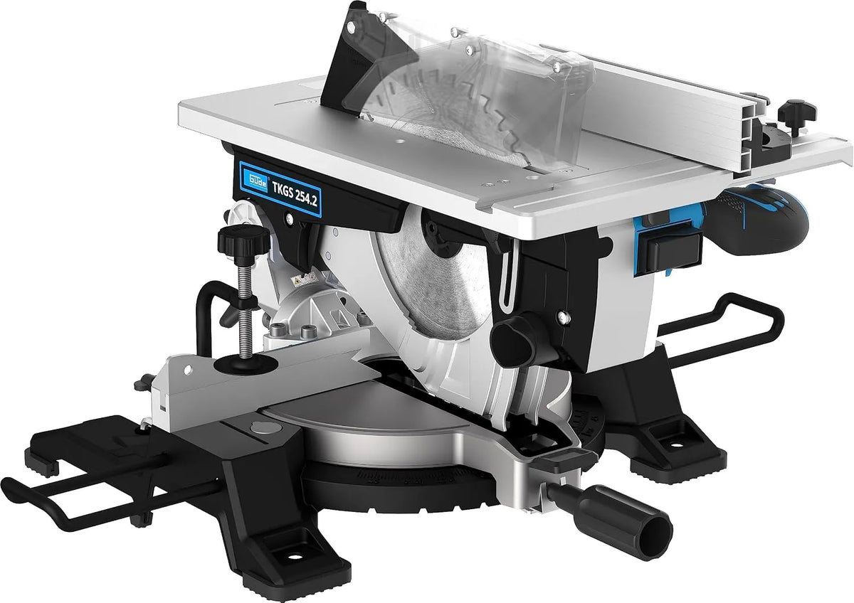 Tafel met 254 mm, 2-in-1 en voor bouwplaats en werkplaats, 1800 watt