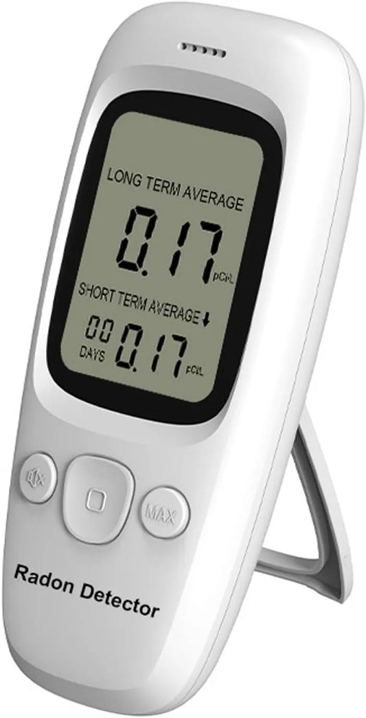 Radonmeter met 170 x 70 x 25 mm en digitaal display, Eenvoudig te bedienen Radon gasanalysatoren 0-270 / L