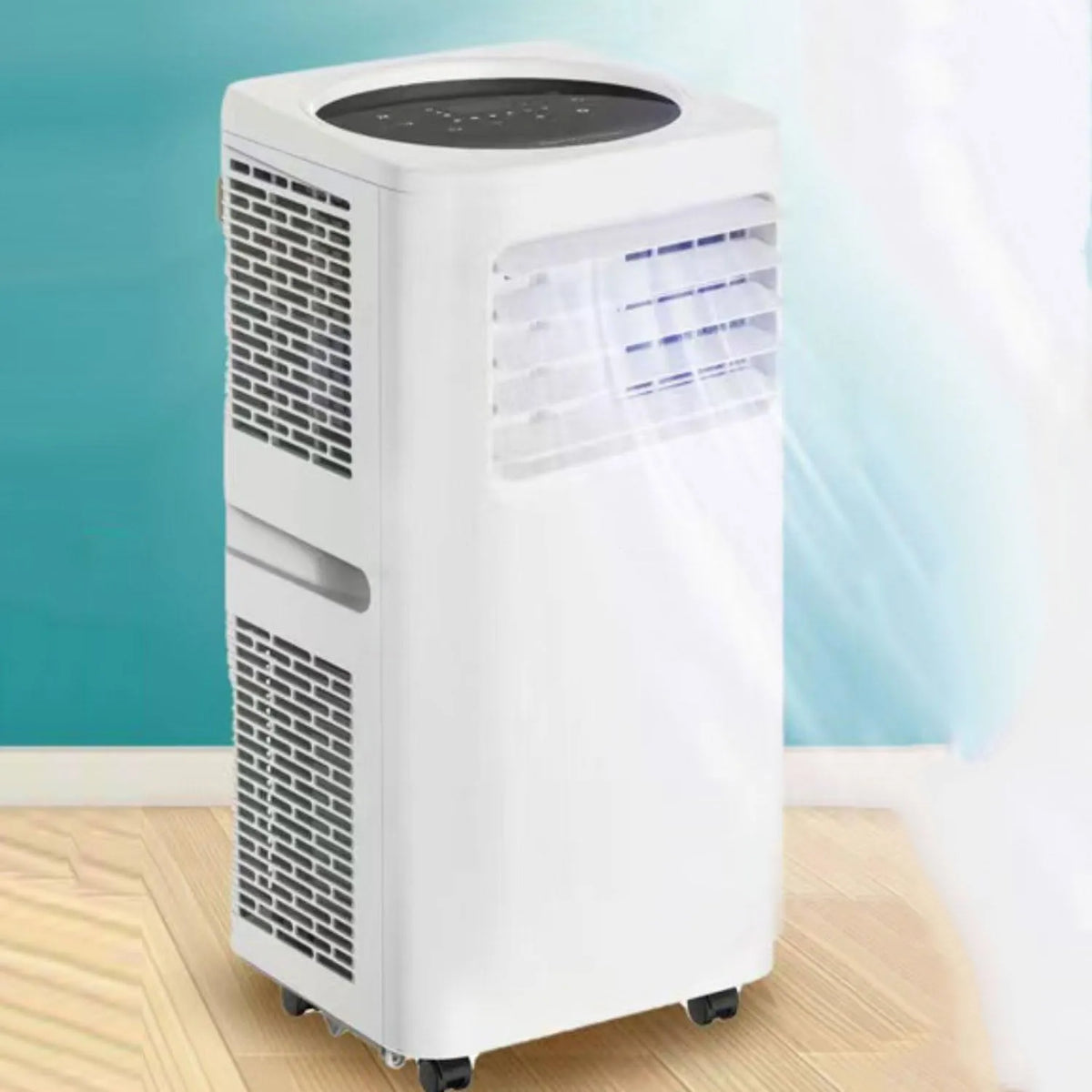 Mobiele airconditioner, 350 m2, LED-display, raamkits voor slaapkamer, 24-uurs timer, slaapmodus, kantoorappartement
