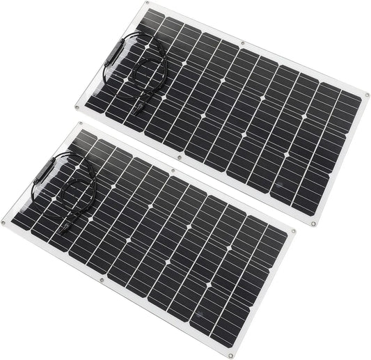 Zonnepaneel, 180 W, 12V- en 24V-systemen, PV-systeemcomponenten voor Campers Boten RV Gebruik Dun