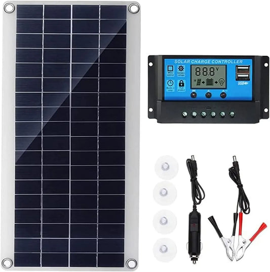 Zonnepaneel, 10A-100A Zonnecontrollermodule 300 W,100A, Zonnepaneel Kit 300 W 12 Volt Monokristallijn Off Grid Systeem
