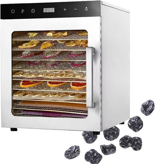 Keukenmachine layer-220V met 220V, digitaal display, regelbare thermostaat, geluidsarme werking, RVS en 24-Uurs Timer