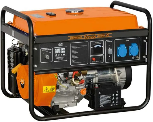 Generator met 60 x 43 x 46 cm, 2,7 kw en zwart, Stroomgenerator