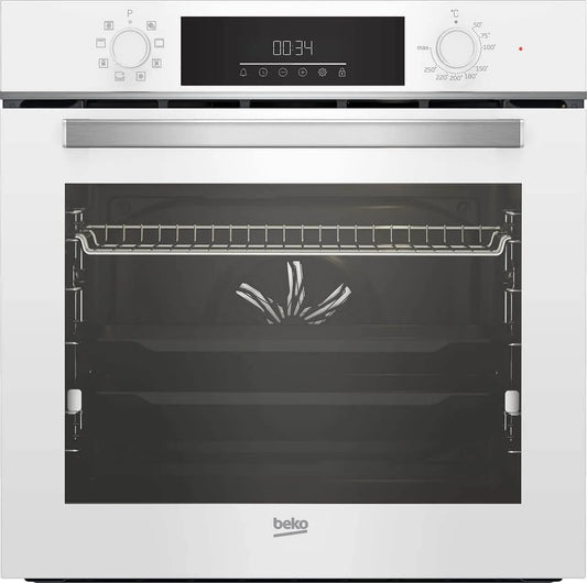 Beko Inbouwoven BBIM14300WMS met klasse A, 72 liter, wit, BEKO BBIM14300WMS Multifunctionele elektrische oven