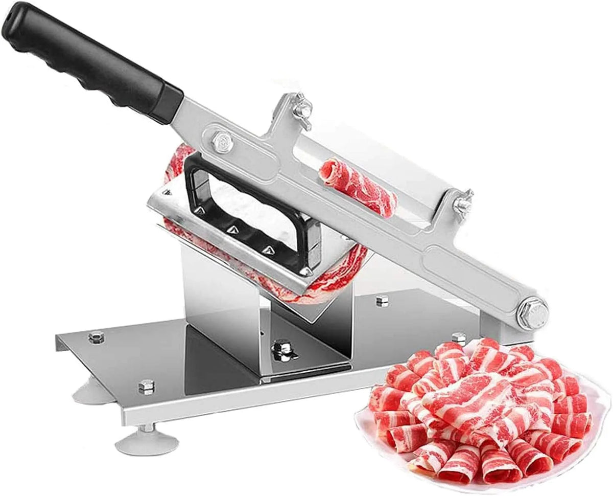 Machine, Deli Snijmachine Voor Huishoudelijk En Commercieel, Schaap Roll Vlees Groente Blad Snijmachine Kaas